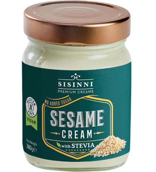 Ταχινόκρεμα χωρίς προσθήκη ζάχαρης Sisinni premium creams-Rito's Food-380gr