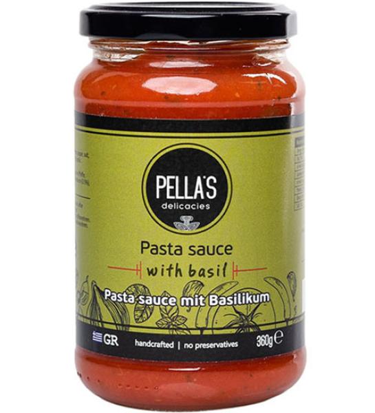 Tomato sauce with basil-Pella's Delicacies-360gr