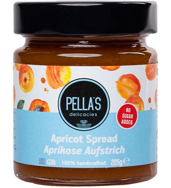 No sugar added, Apricot spread-Pella's Delicacies-225gr