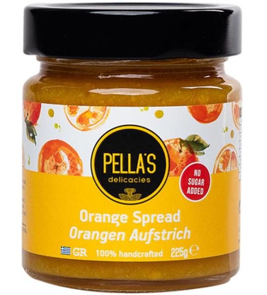 Άλειμμα πορτοκαλιού χωρίς προσθήκη ζάχαρης-Pella's Delicacies-225gr