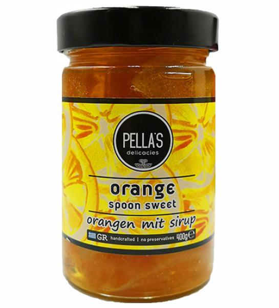 Γλυκό κουταλιού πορτοκάλι-Pella's Delicacies-400gr
