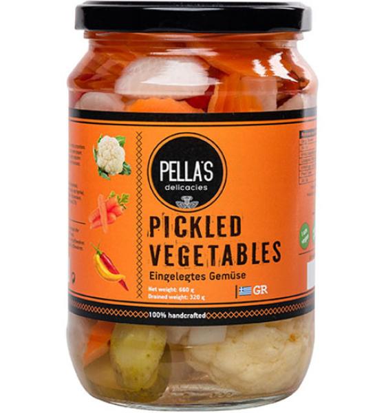 Spicy pickled vegetables-Pella's Delicacies-680gr