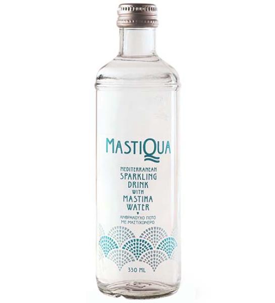 Mediterranean sparkling drink with Mastiha water-Mastiqua-330ml