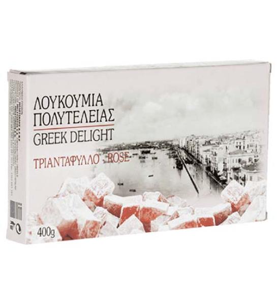 Ελληνικά λουκούμια τριαντάφυλλο-Μελετιάδης-400gr