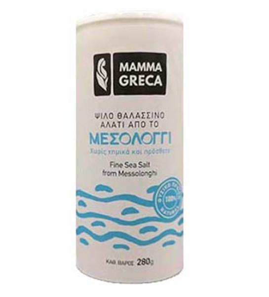 Ψιλό θαλασσινό αλάτι Μεσολογγίου Mamma Greca-P.M. Harvest-280gr