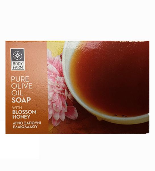 Pure olive oil soap with blossom honey-Body Farm-125gr