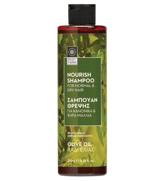 Olive oil shampoo for normal/dry hair-Body Farm-250ml