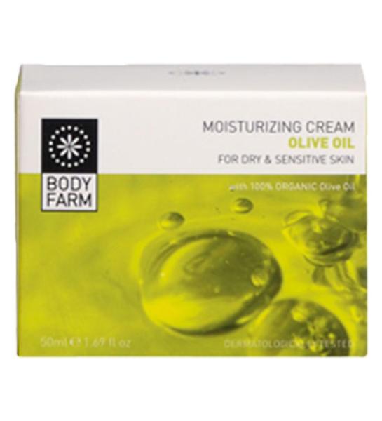 Olive oil day cream for dry/sensitive skin-Body Farm-50ml