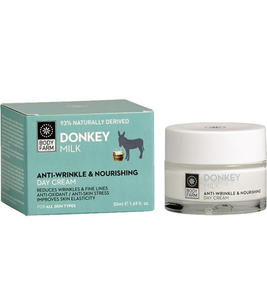 Anti-wrinkle & nourishing day cream Donkey milk-Body Farm-50ml