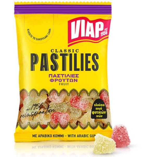 Pastilles with fruit taste-VIAP MENTEL-30gr