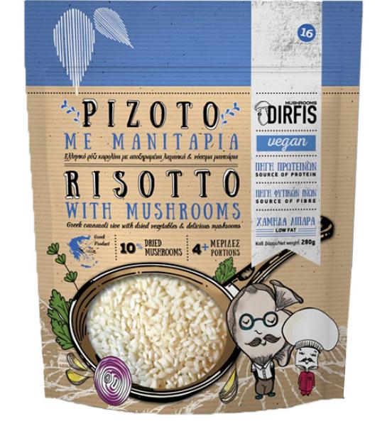 Risotto with mushrooms-Dirfis-280gr