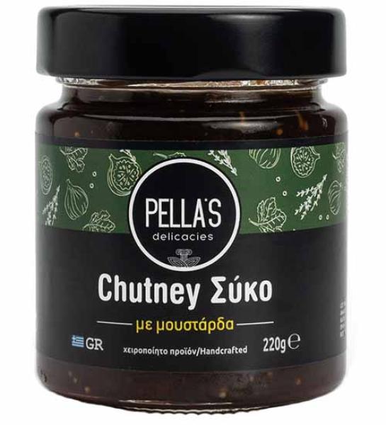 Fig chutney with mustard-Pella's Delicacies-220gr
