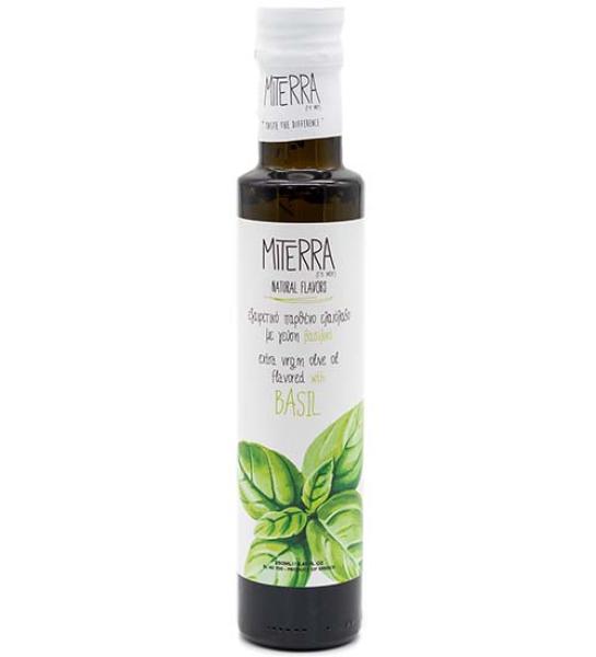 Extra virgin olive oil flavored with basil-Minoan Gaia-250ml