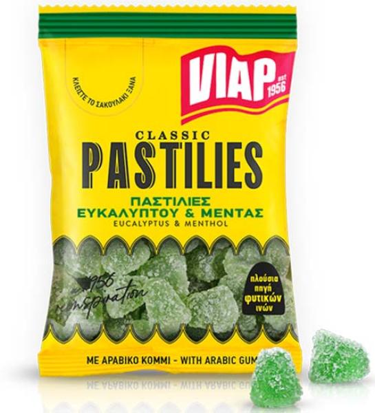 Pastilles eucalyptus and menthol-VIAP MENTEL-30gr