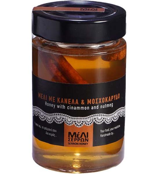 Flower honey with cinnamon and nutmeg-Meli Serron-250gr