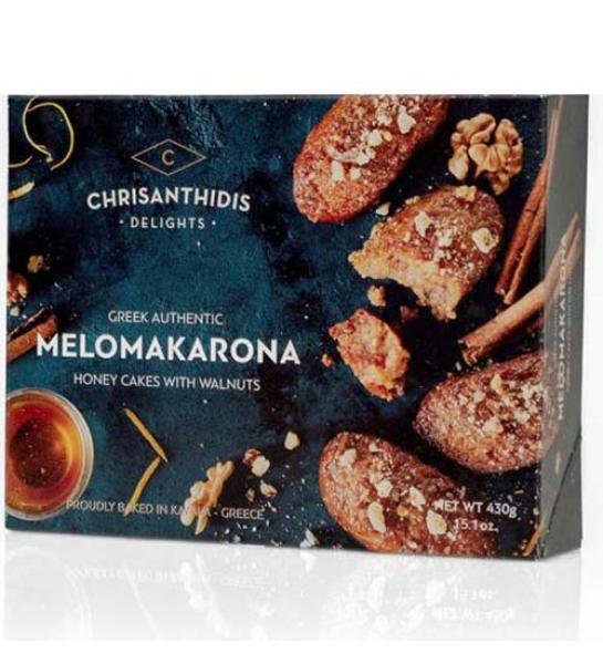 Melomakarona with honey & walnuts-Chrisanthidis-430gr