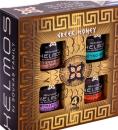Honey gift box (Oak,Pine,Thyme,Orange)-Helmos-4*50gr