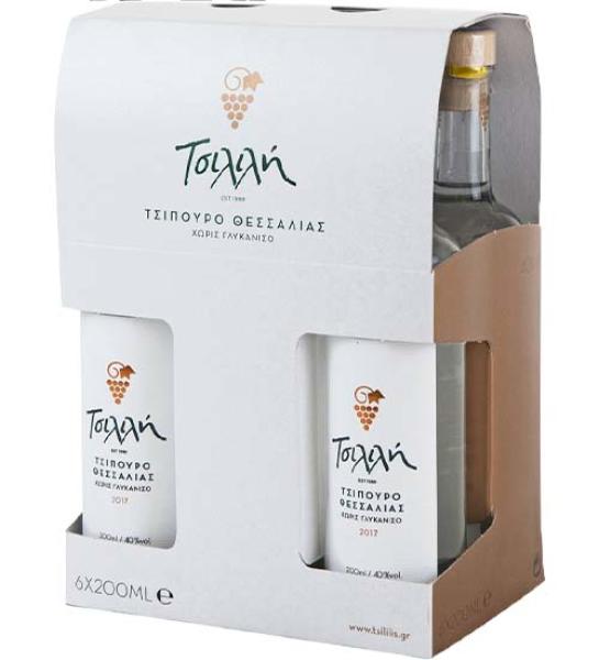 Tsipouro without anise-Tsilili-6x200ml