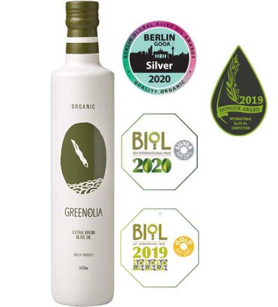 Organic extra virgin olive oil-Greenolia-500ml